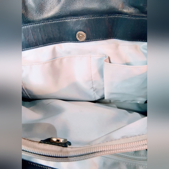 COACH Vintage Penelope Shoulder Bag in Dark Blue Pebbled Leather, Style F14682 - Picture 11 of 16